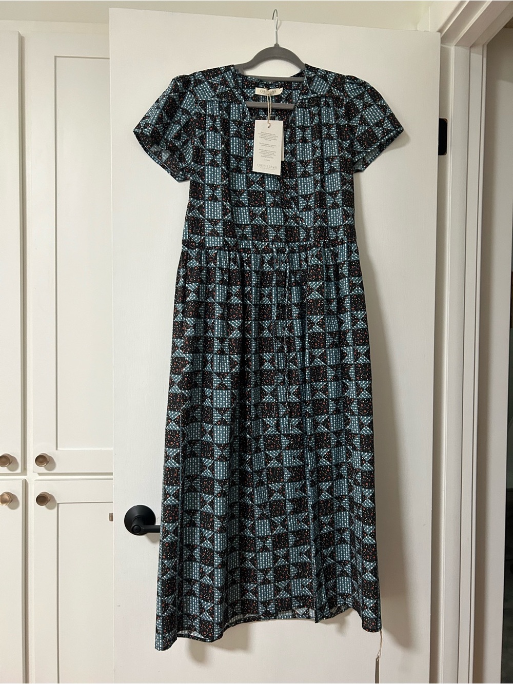NWT Christy Dawn Star Quilt Slate Dawn Dress - Picture 3 of 5